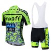 Conjunto Maillot + Culotte Corto con tirantes 2020 Tinkoff N001